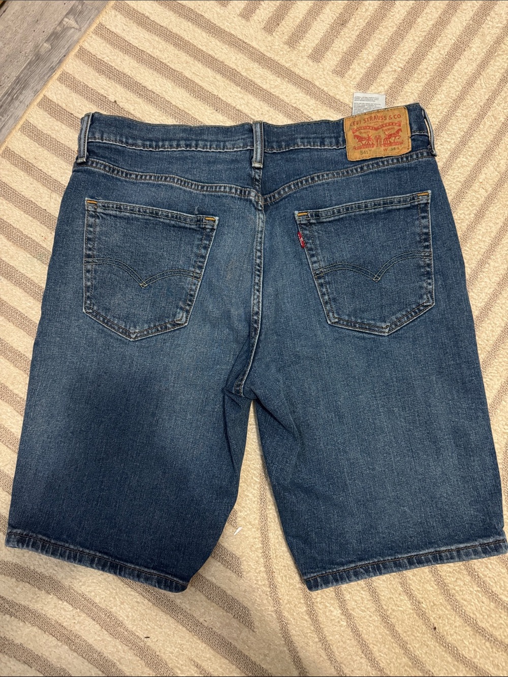 Levi's Men's Dark Blue Denim Jean Shorts